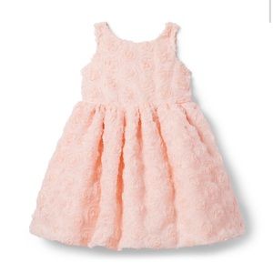 NEW Janie and Jack Special Occasion Pink The Rosette Party Dress, Size 10